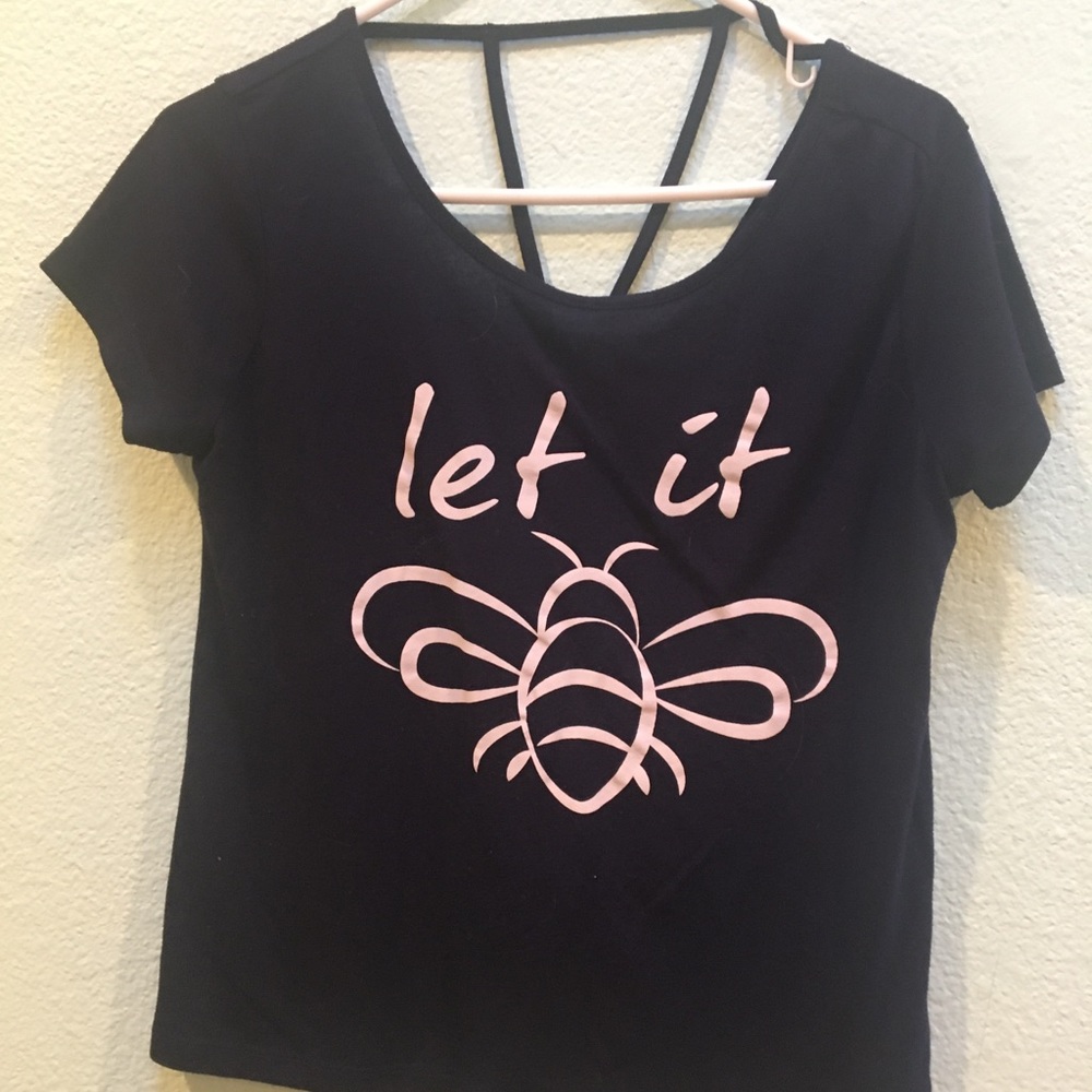 Cute navy blue t-shirt